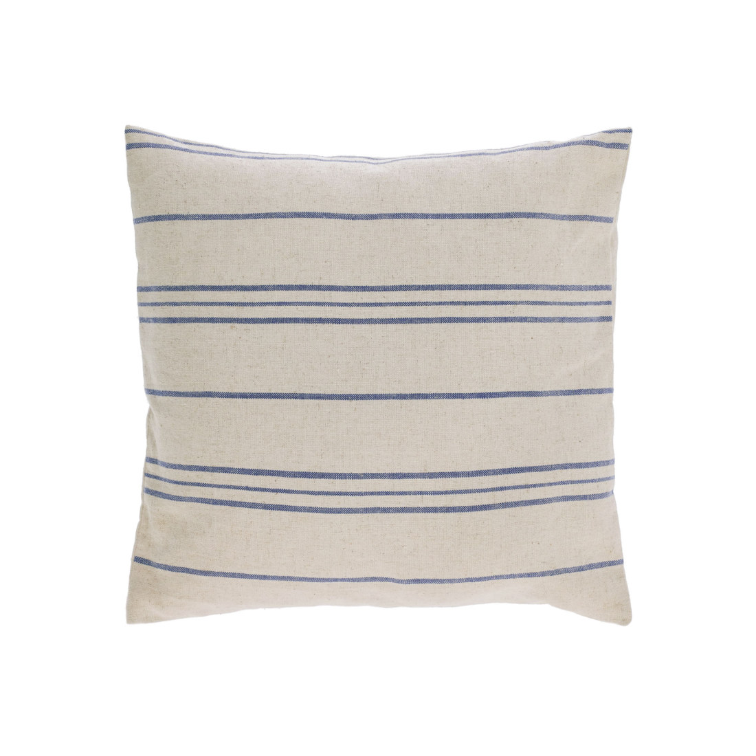 Ziza 100% cotton cushion cover with fine blue and white stripes 45 x 45 cm