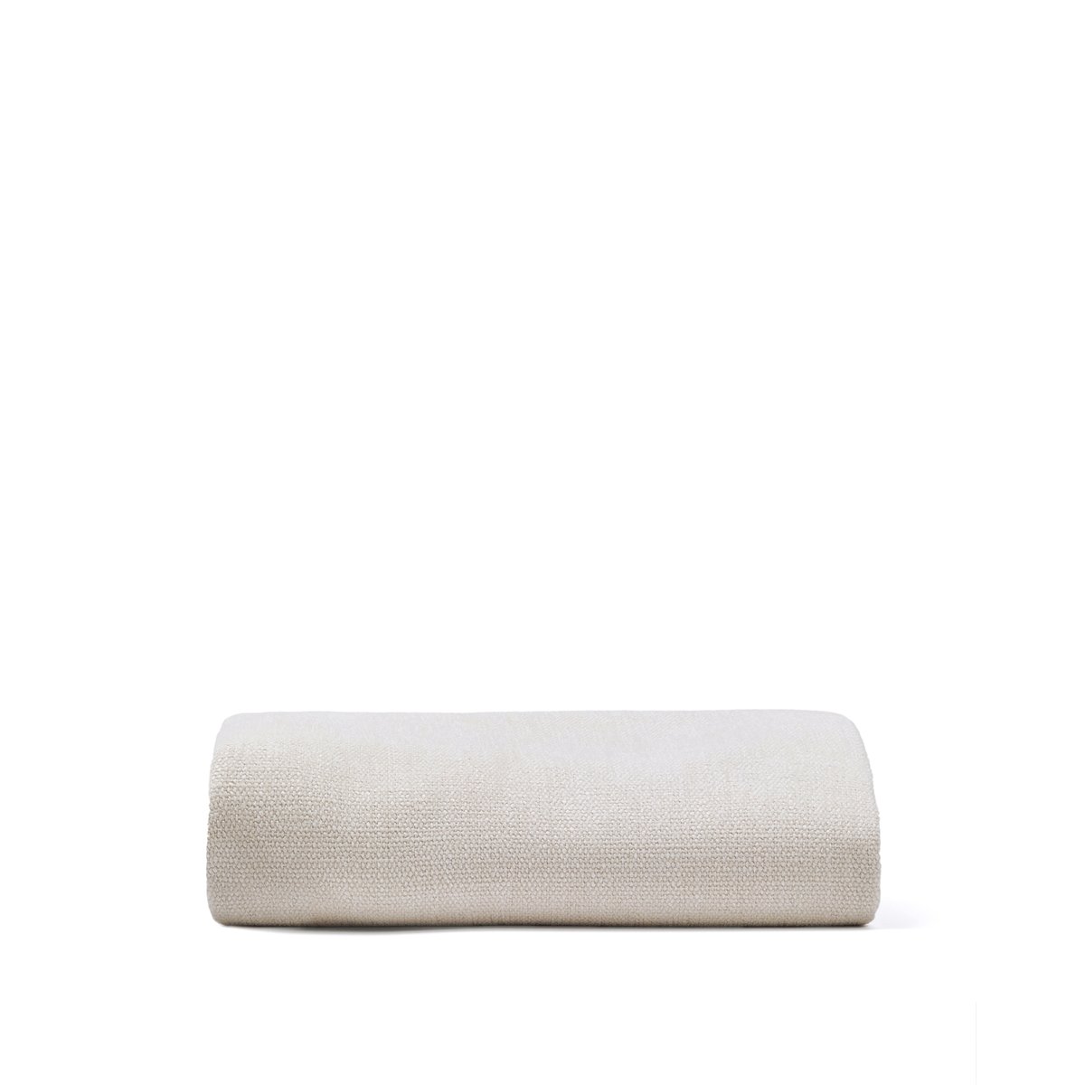 Jaira headboard cover in white chenille for a bed up to 180 cm