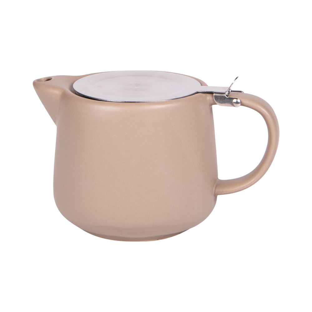 Théière avec filtre Uno beige 0.9L