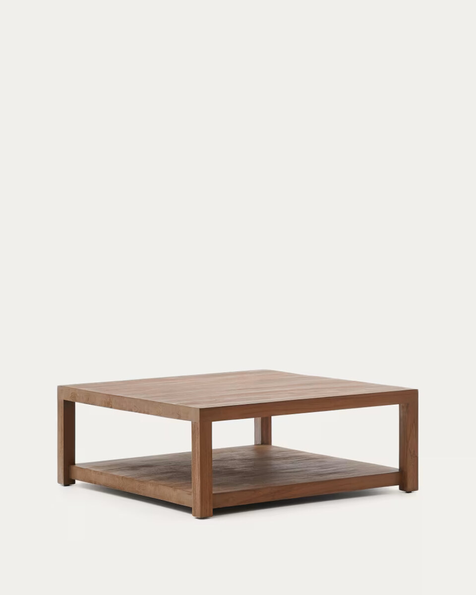 Sashi side table made in solid teak wood 90 x 90 cm