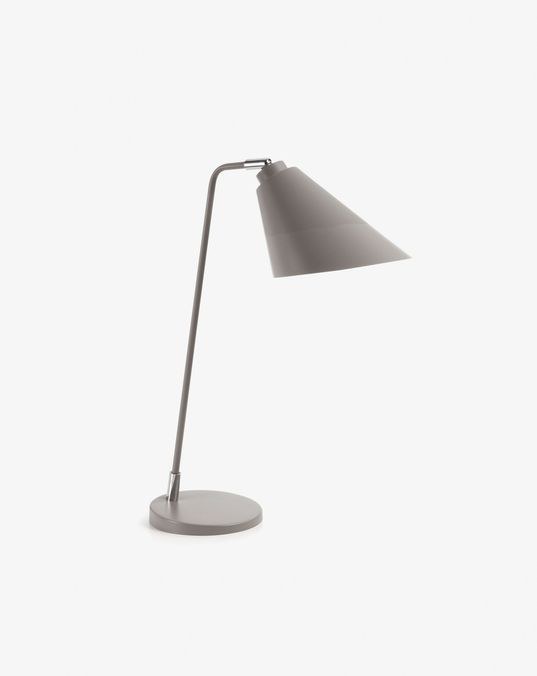 Tipir table lamp in steel with grey finish