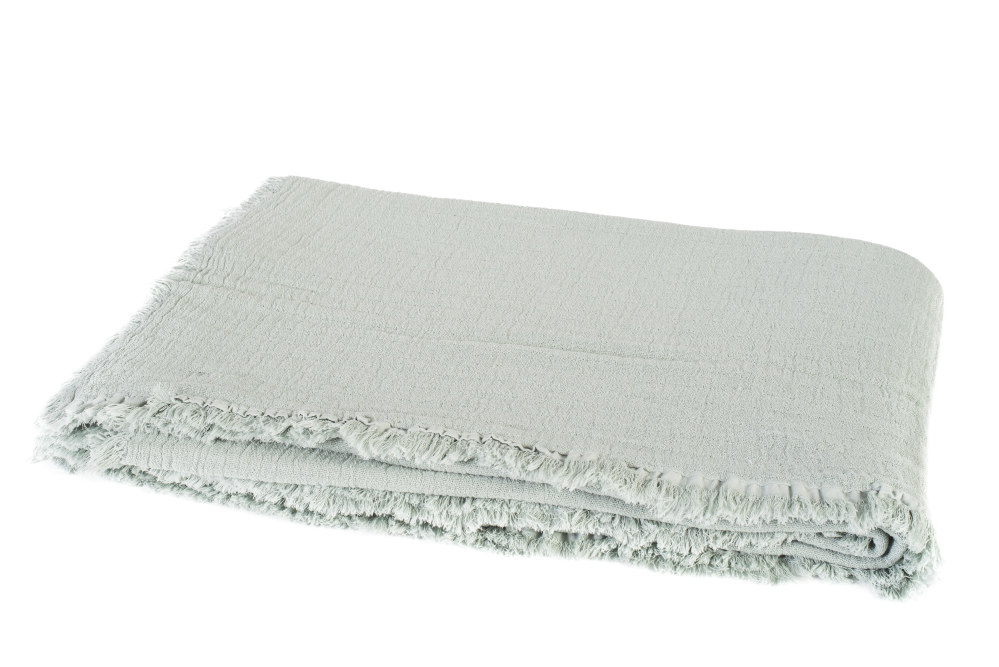 VANLY PLAID CELADON 130X180