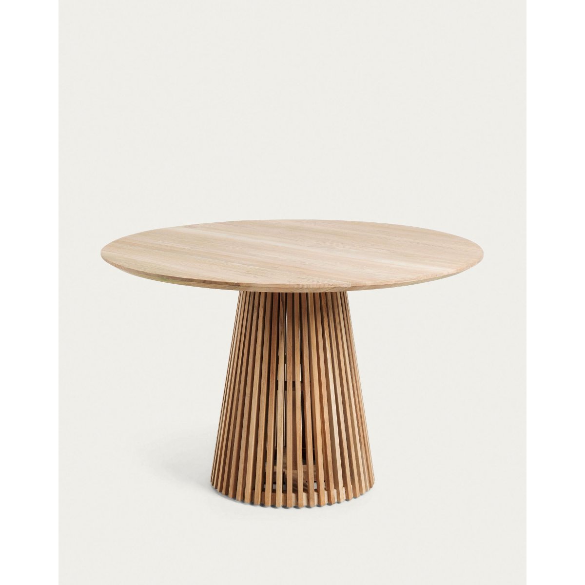Jeanette round solid teak wood table Ø 120 cm