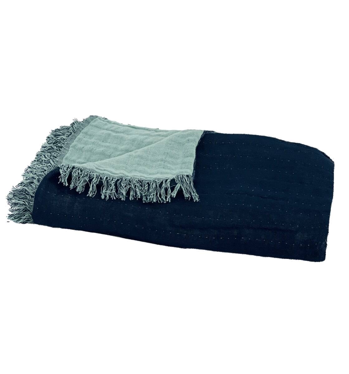 BAYA THROW ENCRE CELADON LINEN COTTON 53X79 INCHES 135X200 CM