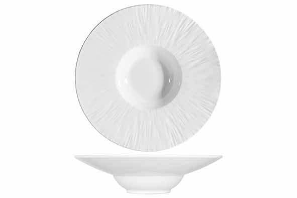 PURE WHITE PASTA PLATE D238XH6CM