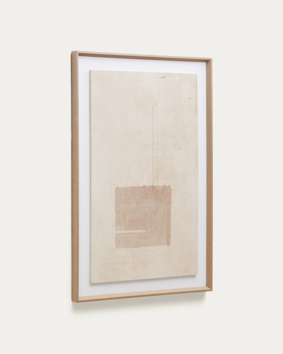 Sormina picture with a brown square 60 x 90 cm