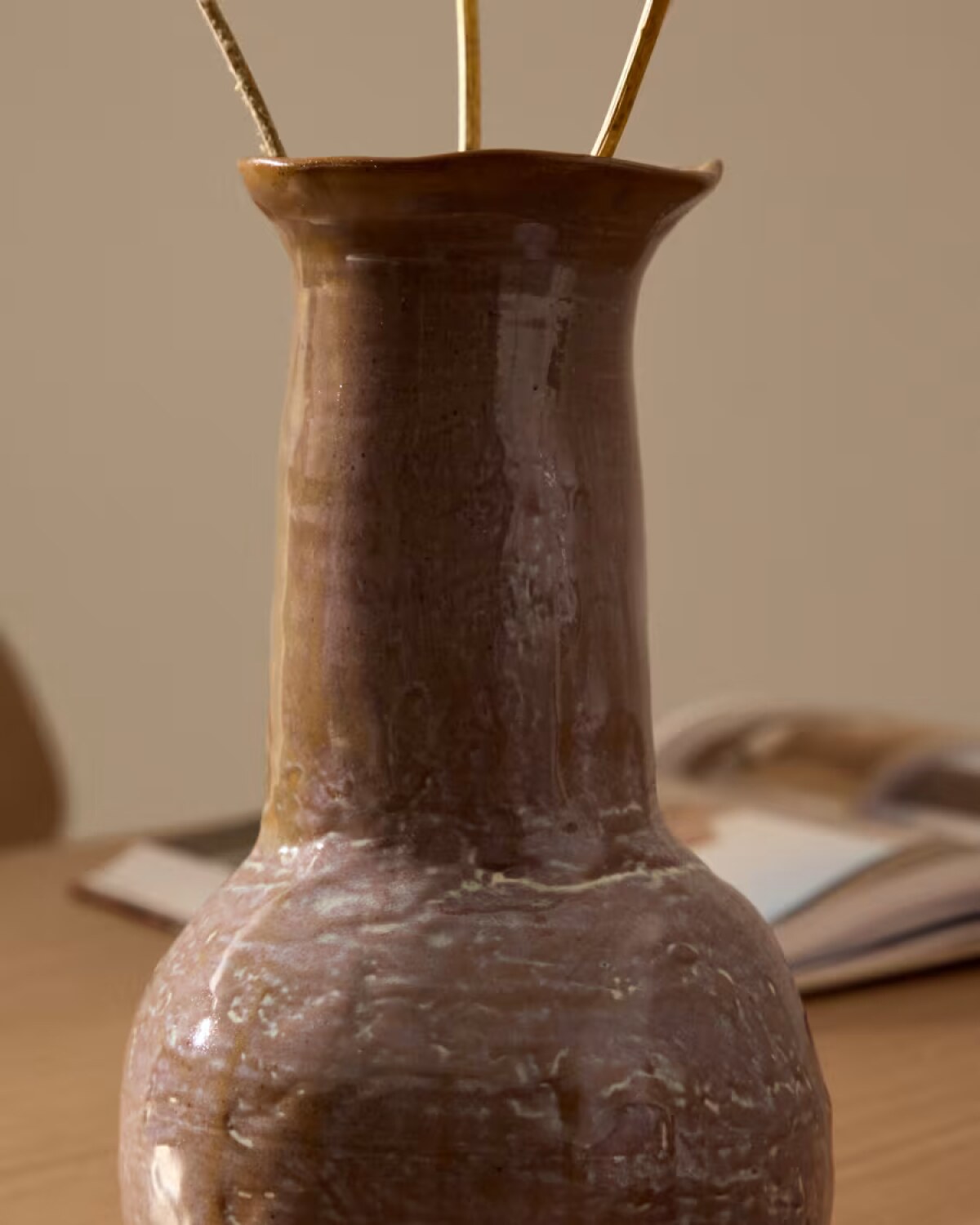 Olaris multicoloured ceramic vase 153Â cm