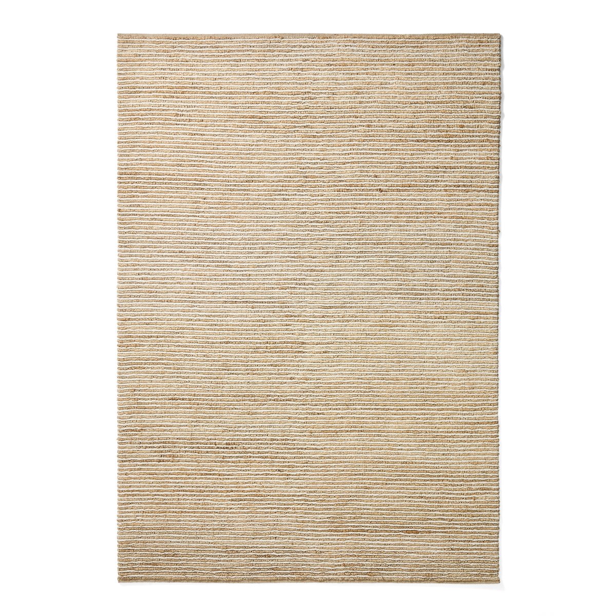 Derule beige jute and wool rug 200 x 300cm