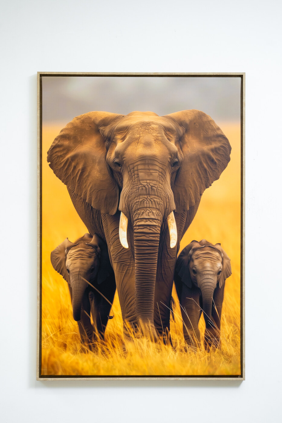 87720 Toiles classiques imprimÃ©es avec encadrement NATUREL 80X120