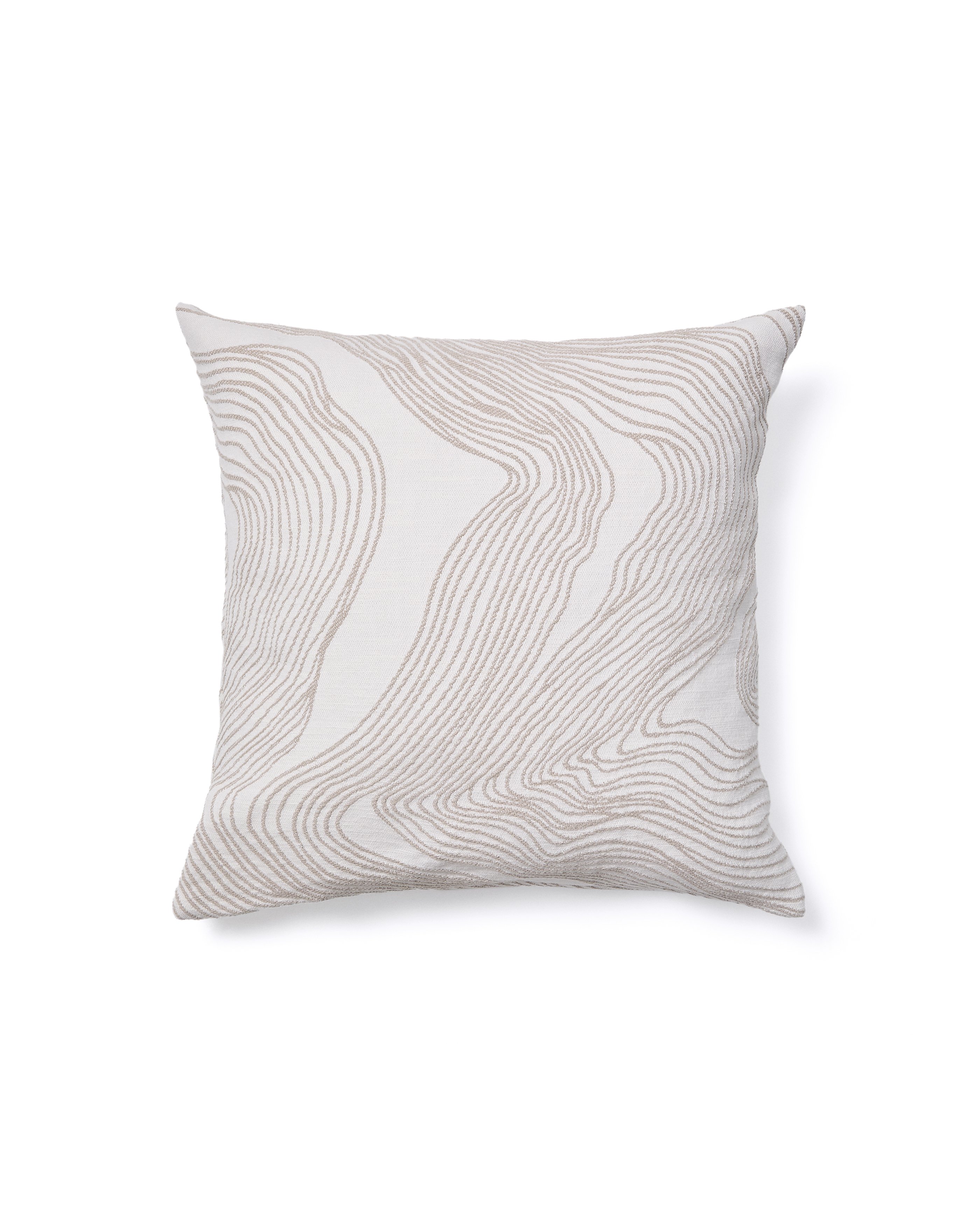 Ondara cushion cover with beige graphic detail 50 x 50cm