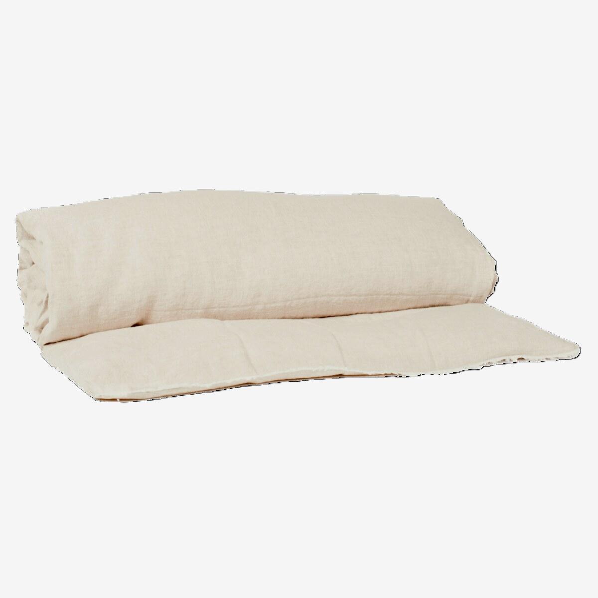 LIMY QUILT COVER NATUREL LINEN COTTON 33X79 INCHES 85X200 CM