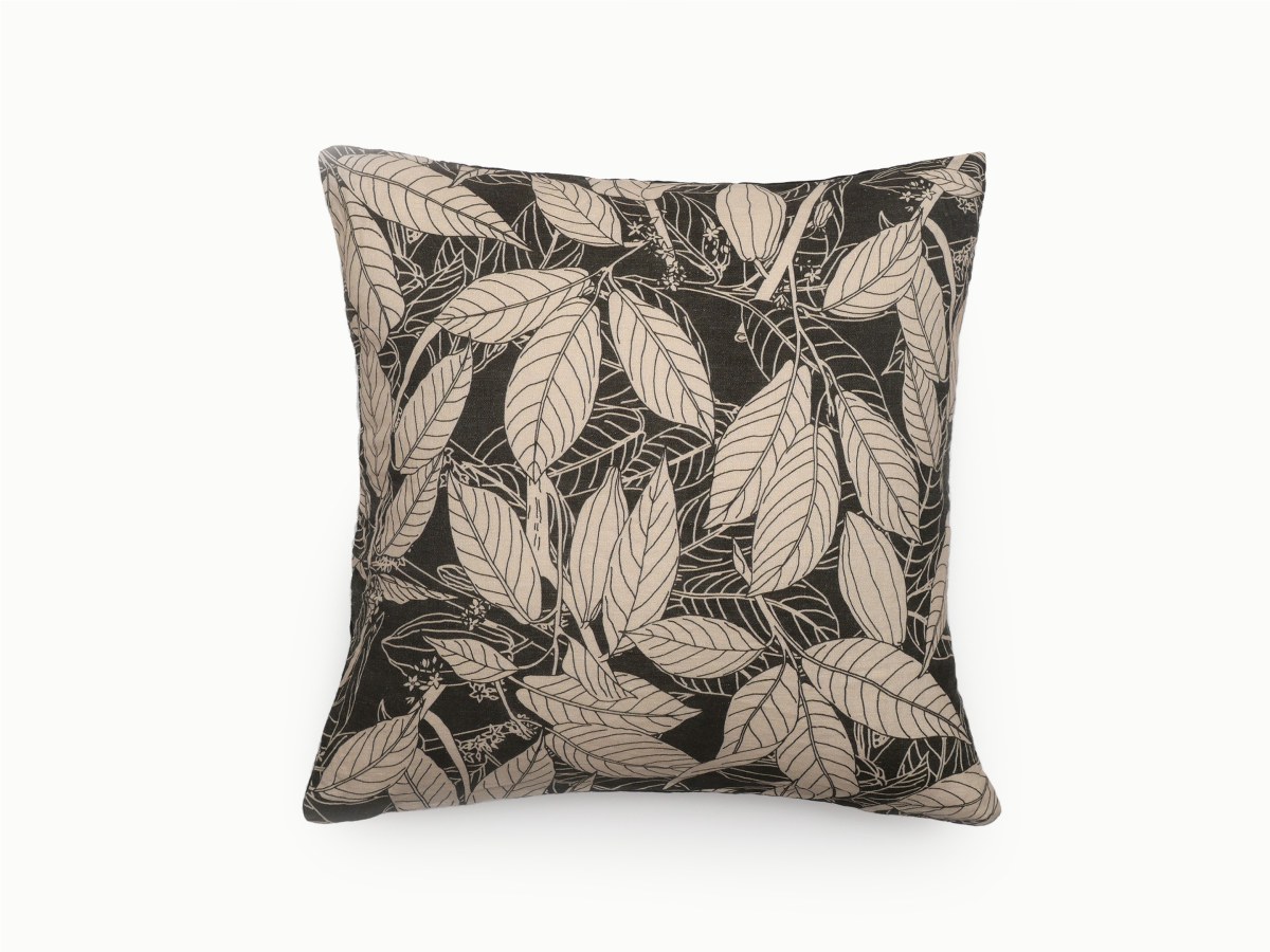 Housse de coussin 45x45 cm Hélios Café