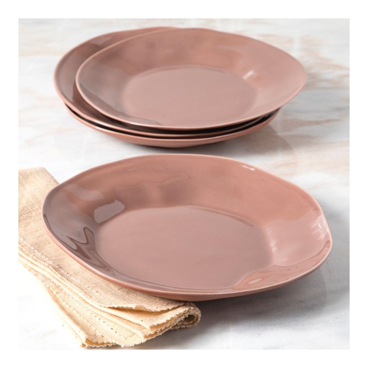 Tam Stoneware Gia Dinner Plate Terracotta Rose