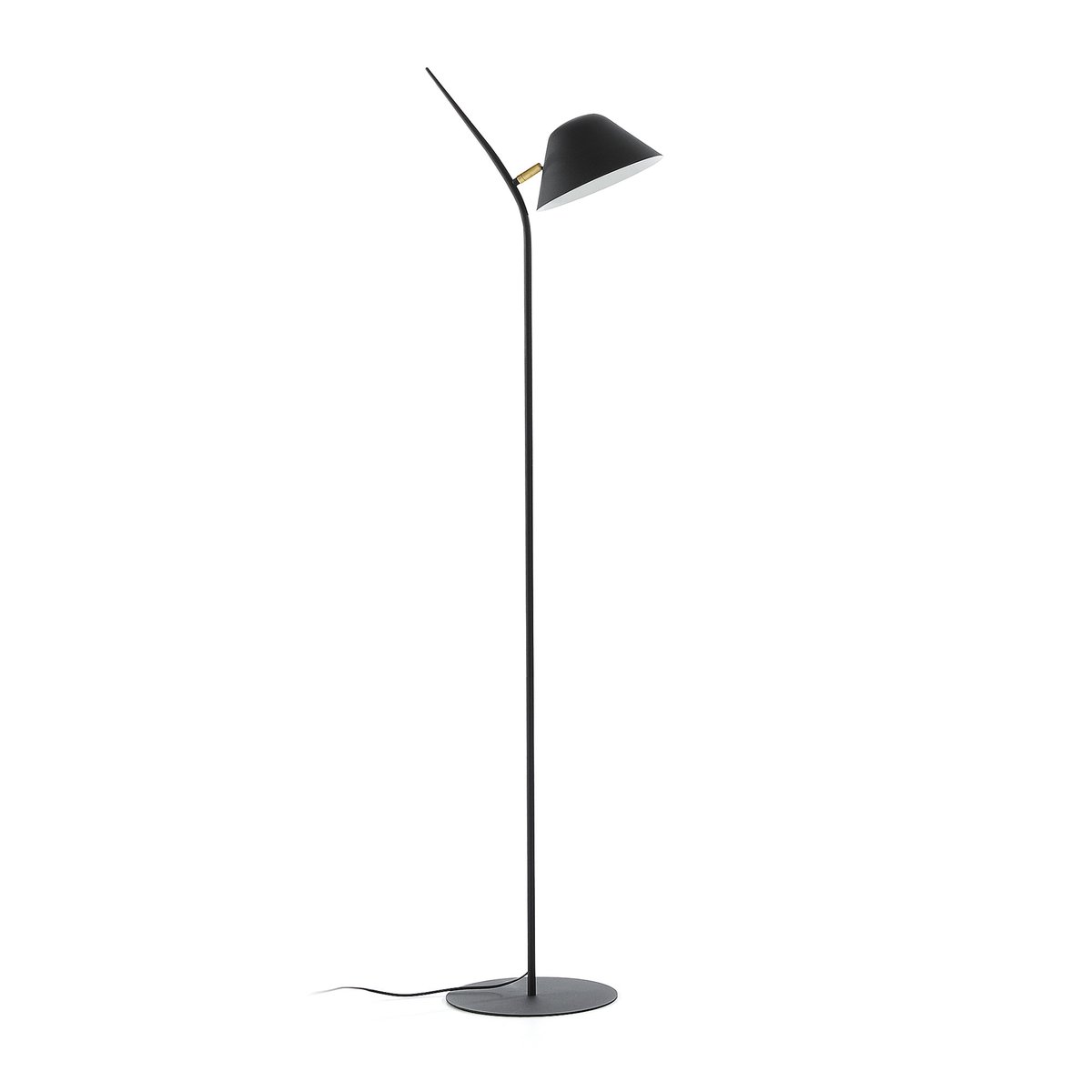 Aurelia floor lamp in steel with black finish