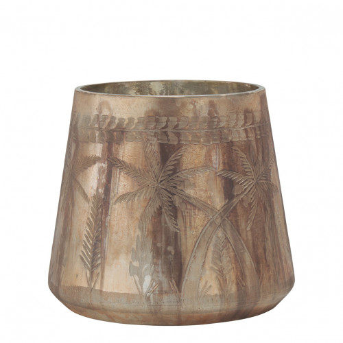 MIRAGE PM vase rose gold matte dia 24x22