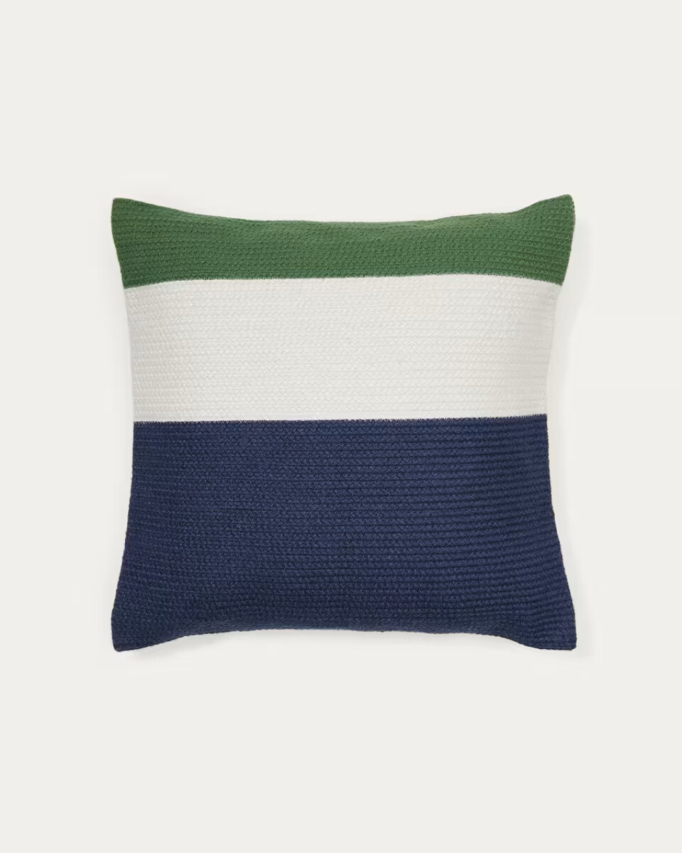 SAIGUA multi-coloured striped cushion cover 100% PET