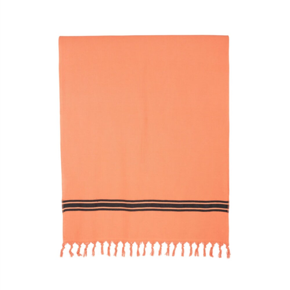 DRAP DE PLAGE TUITTI COTON MANDARINE 90X180