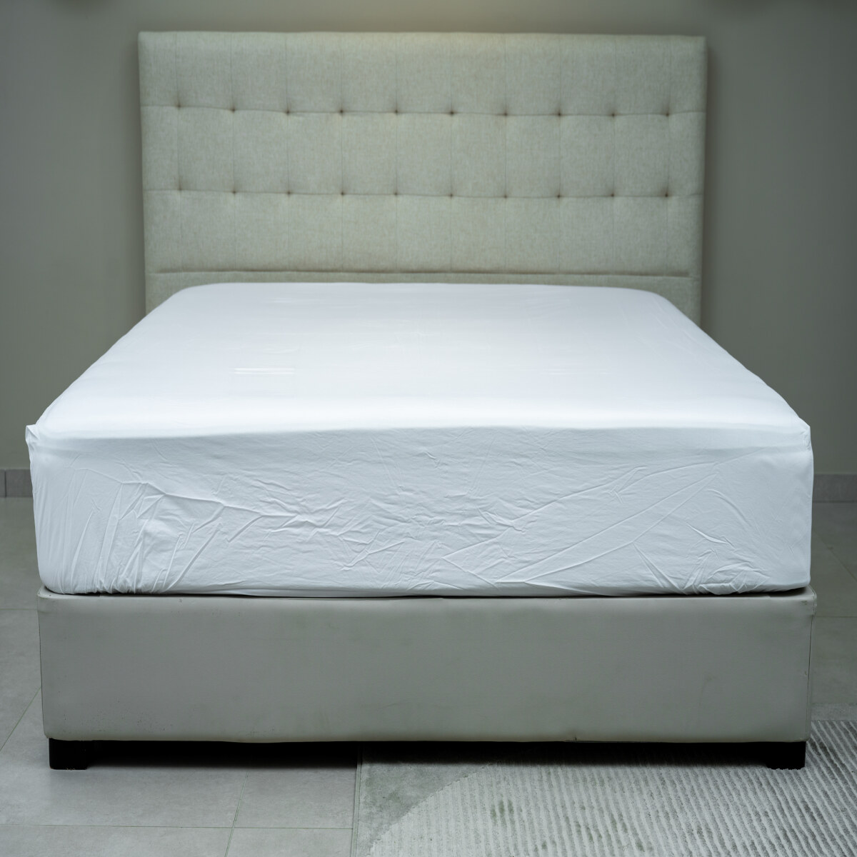 VENEZIA FITTED SHEET BLANC COTTON - DH 63X79 INCHES 160X200 CM