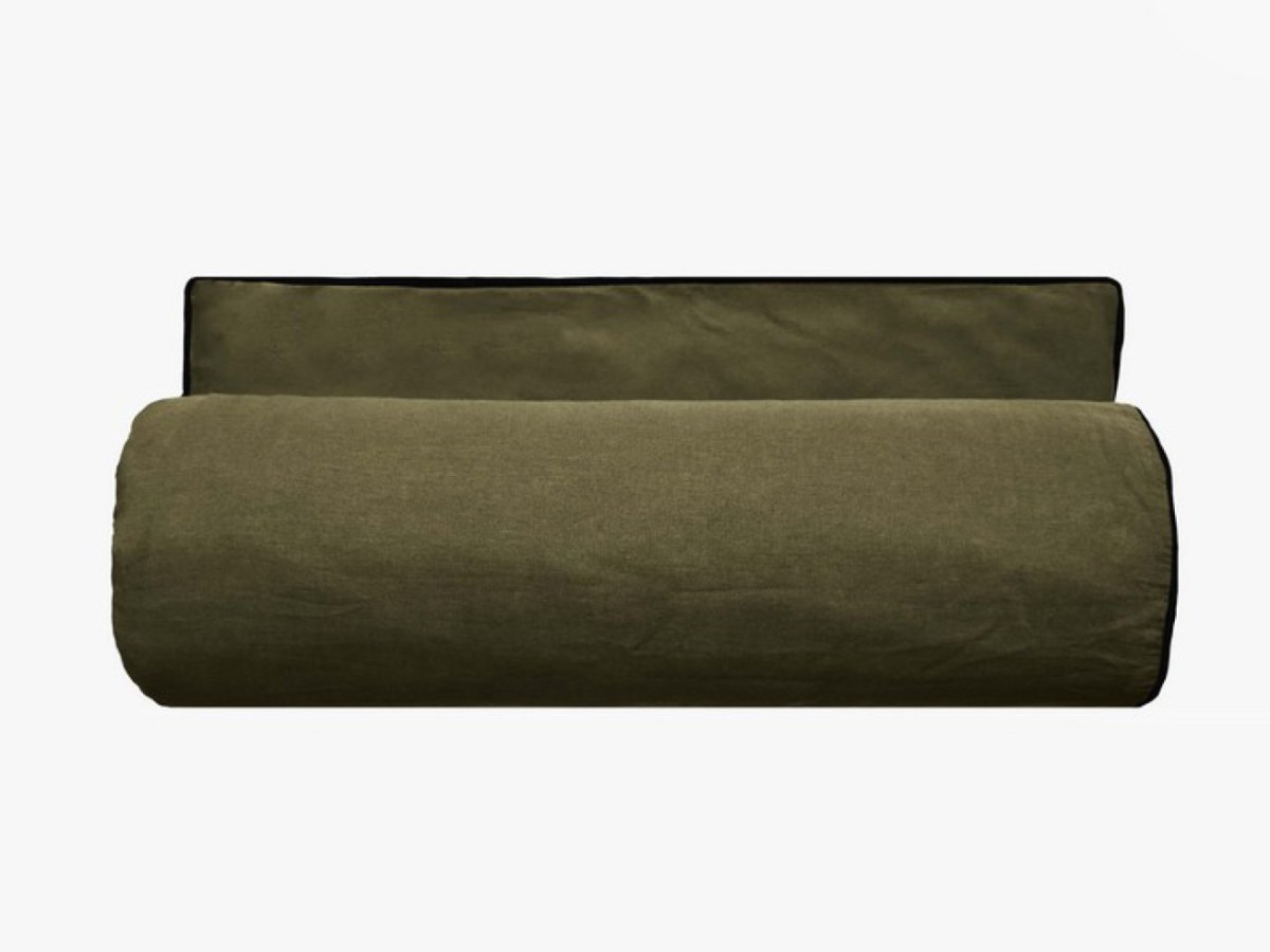 Housse d edredon 80x200 cm Prelude Kaki