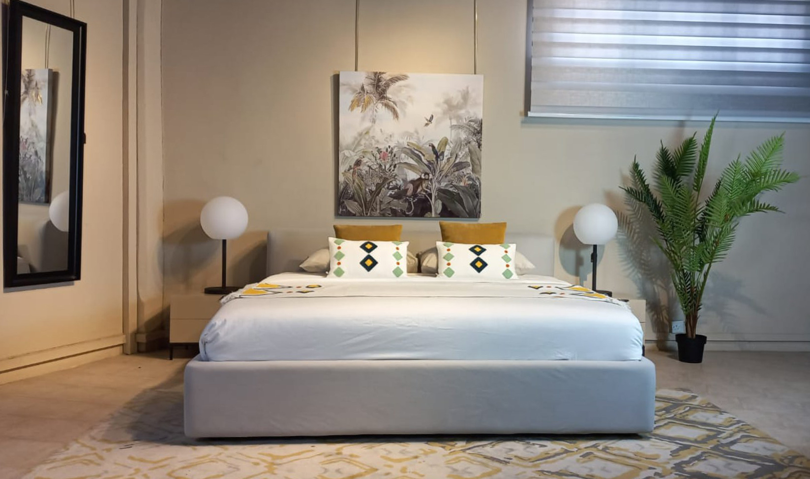 HA313 BED FABRIC HK010-36 MATTRESS 180*200CM