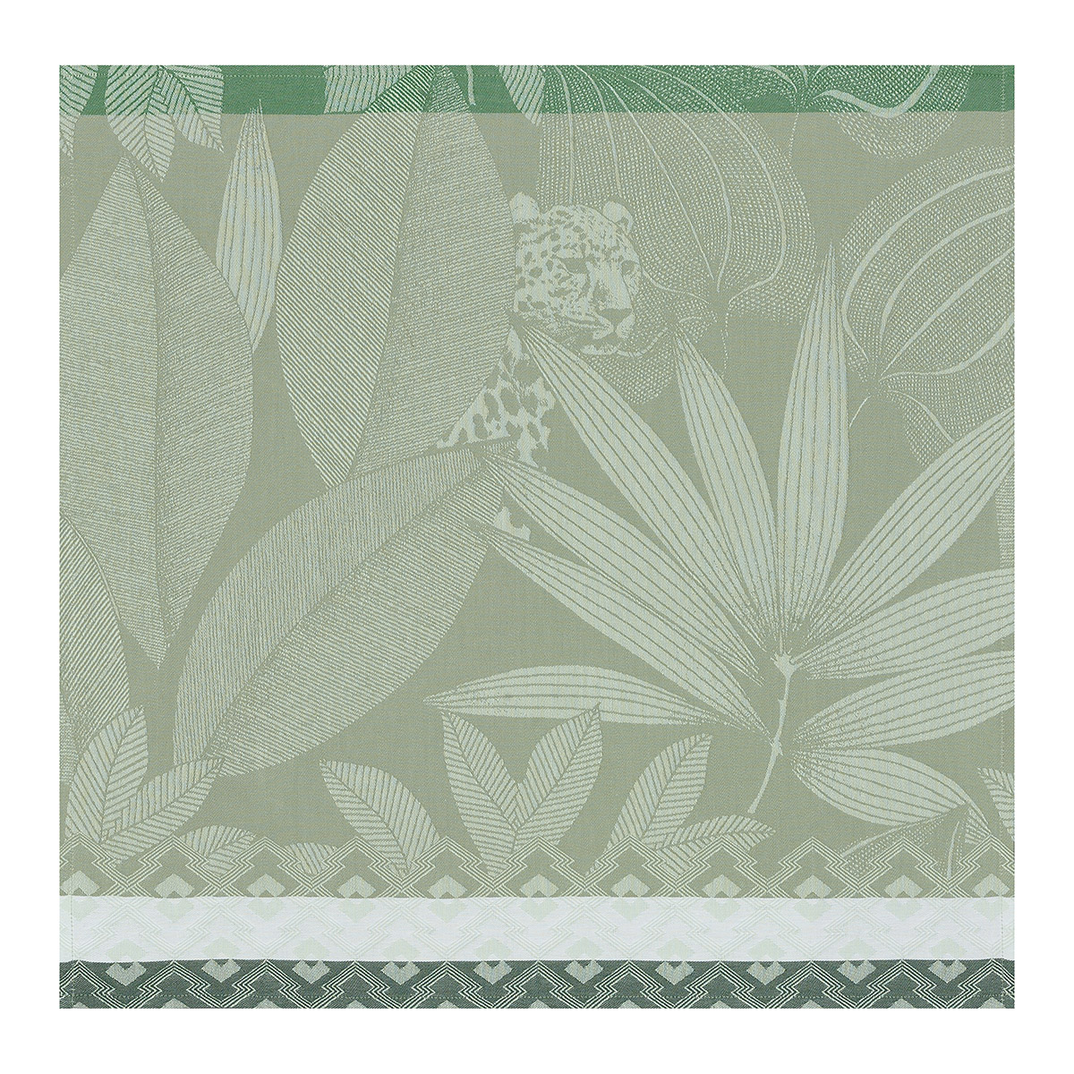 SVTE 58X58 NATURE SAUVAGE CROCODILE COTON