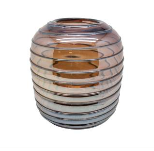 V2-G395-PU vase glass with lines S
