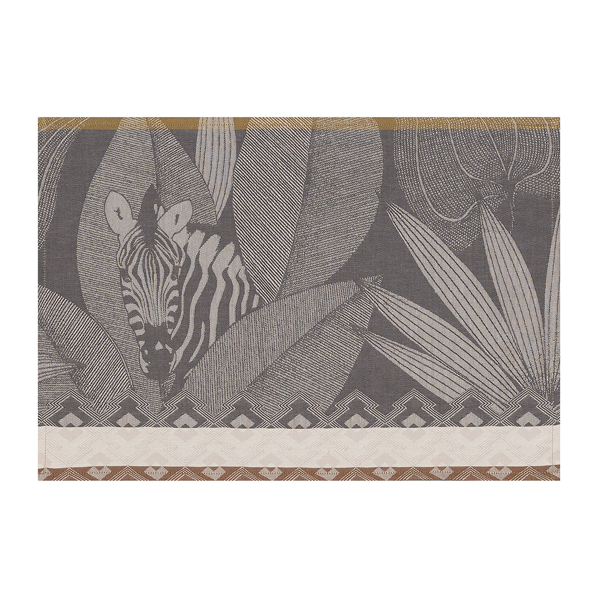 SET 50X36 NATURE SAUVAGE ELEPHANT COTON