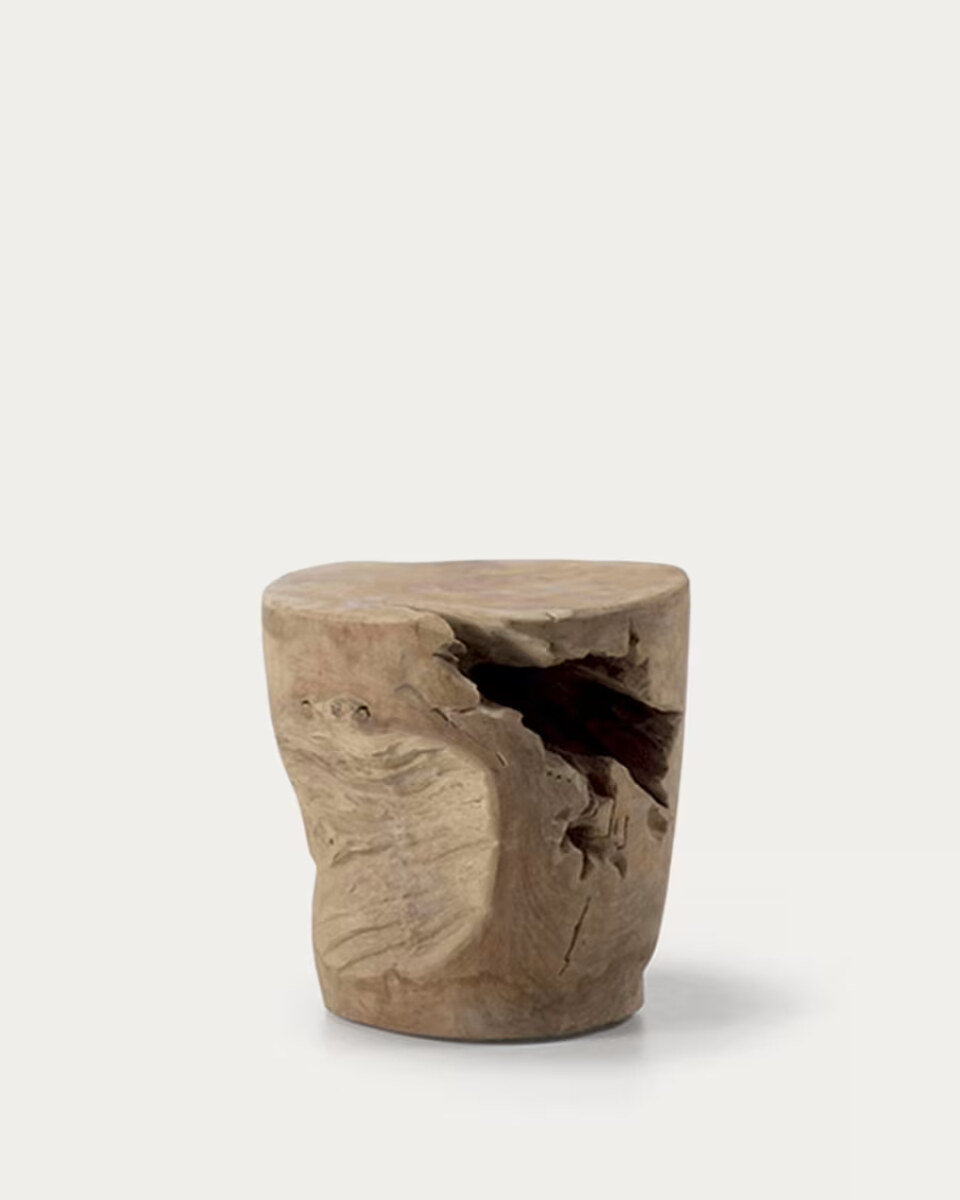Tropicana solid teak wood side table.  35 cm