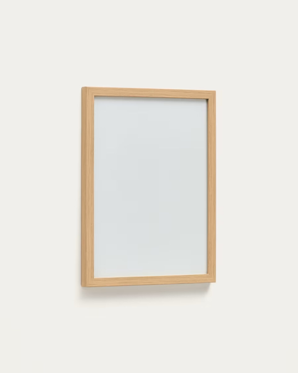 Neale wooden photo frame with natural finish 29.8 x 39.8 cm