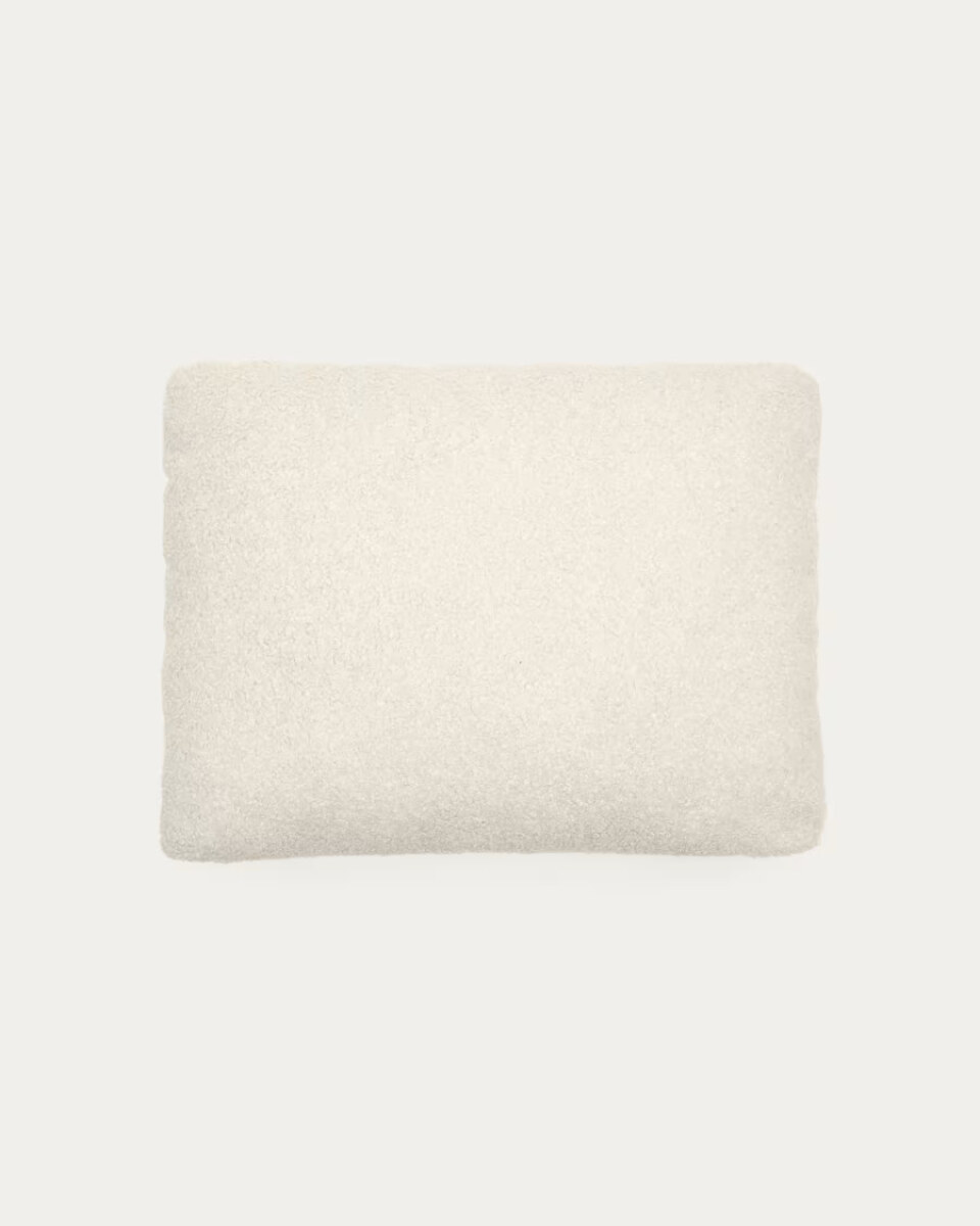 Martina ecru boucle cushion 47 x 36cm
