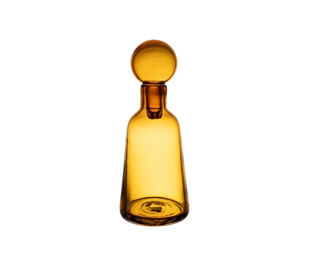 VASE A/B POPS AMBRE D12XH32CM