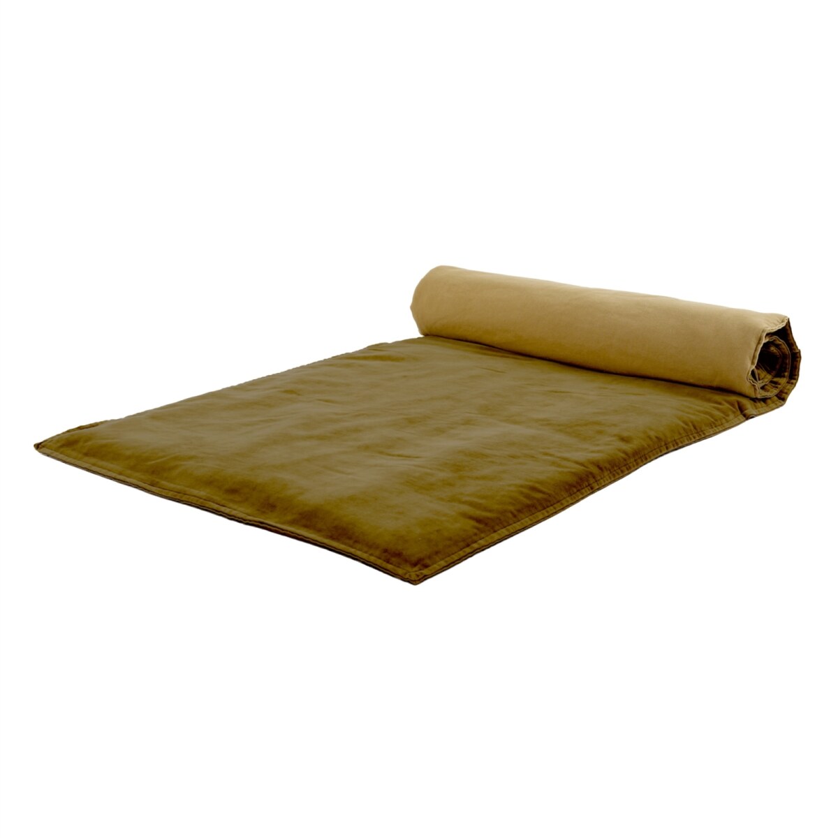 MANHATTAN QUILT COVER GOLD VELVET 33X79 INCHES 85X200 CM