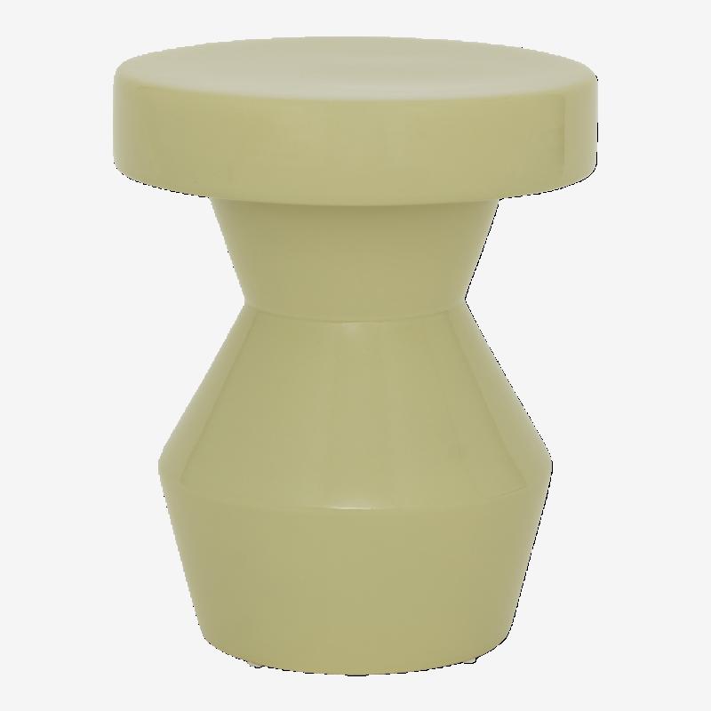 UNC side table Sculptural pale green