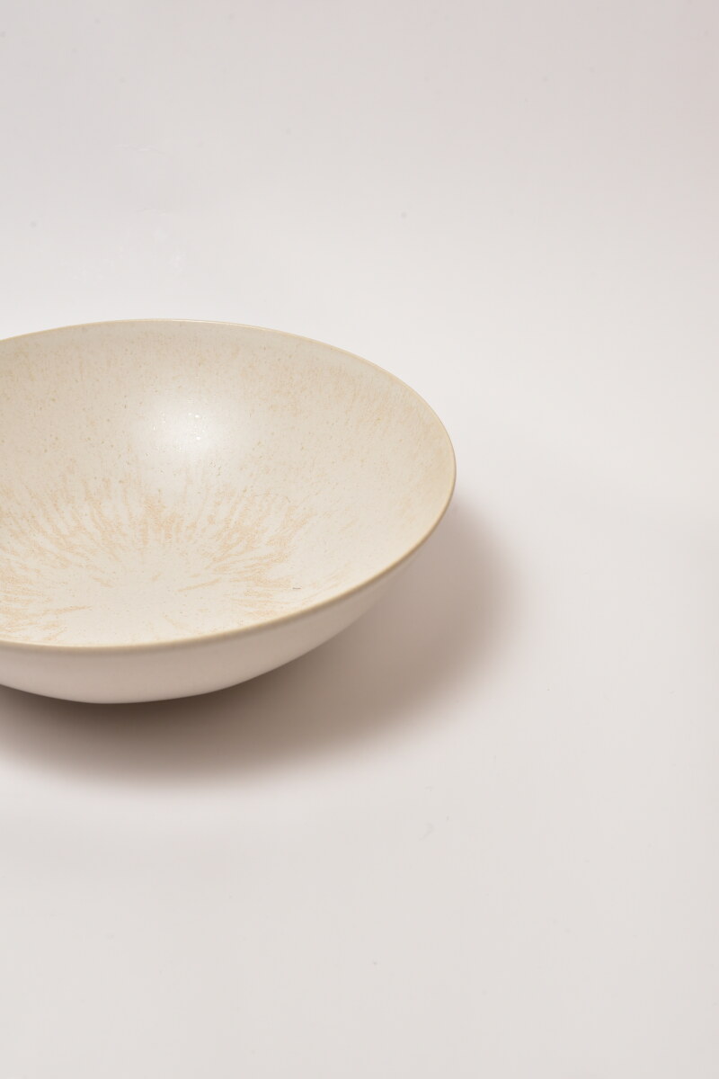 SALAD BOWL 24 CM ONYX CREAM