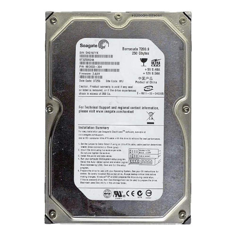 hdd 3.5 250 gb