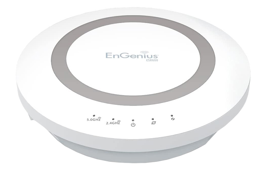 Engenius ESR-600 DUAL BAND 2.4/5 GHZ WIRELESS N600 CLOUD GIGABIT ROUTER WITH USB PORT AND ENSHARE ESR-600