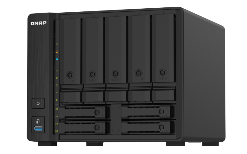 QNAP TS-932PX-4G Compact 9-bay NAS with 10GbE SFP+ and 2.5GbE for Smoother File Applications