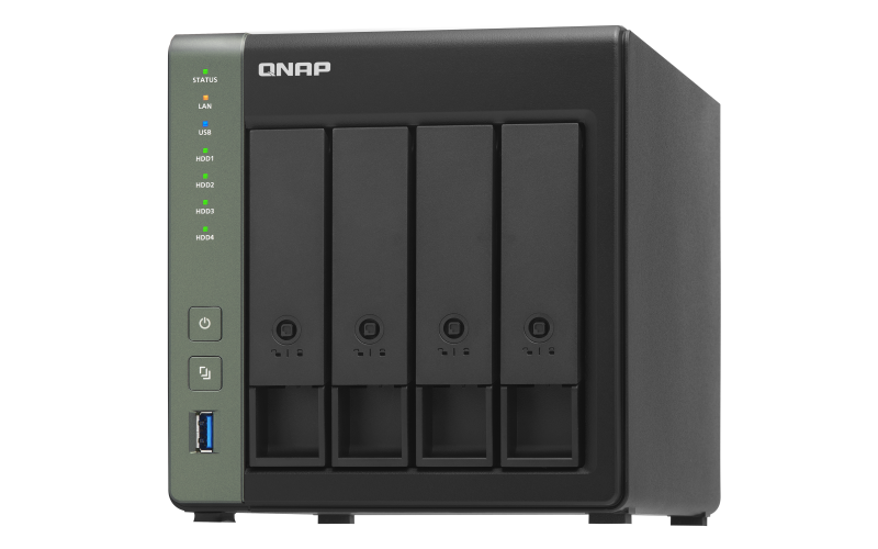 QNAP TS-431KX-2G Budget-friendly quad-core 1.7GHz 10GbE SFP+ NAS for SMB and startup offices high-speed network storage environment