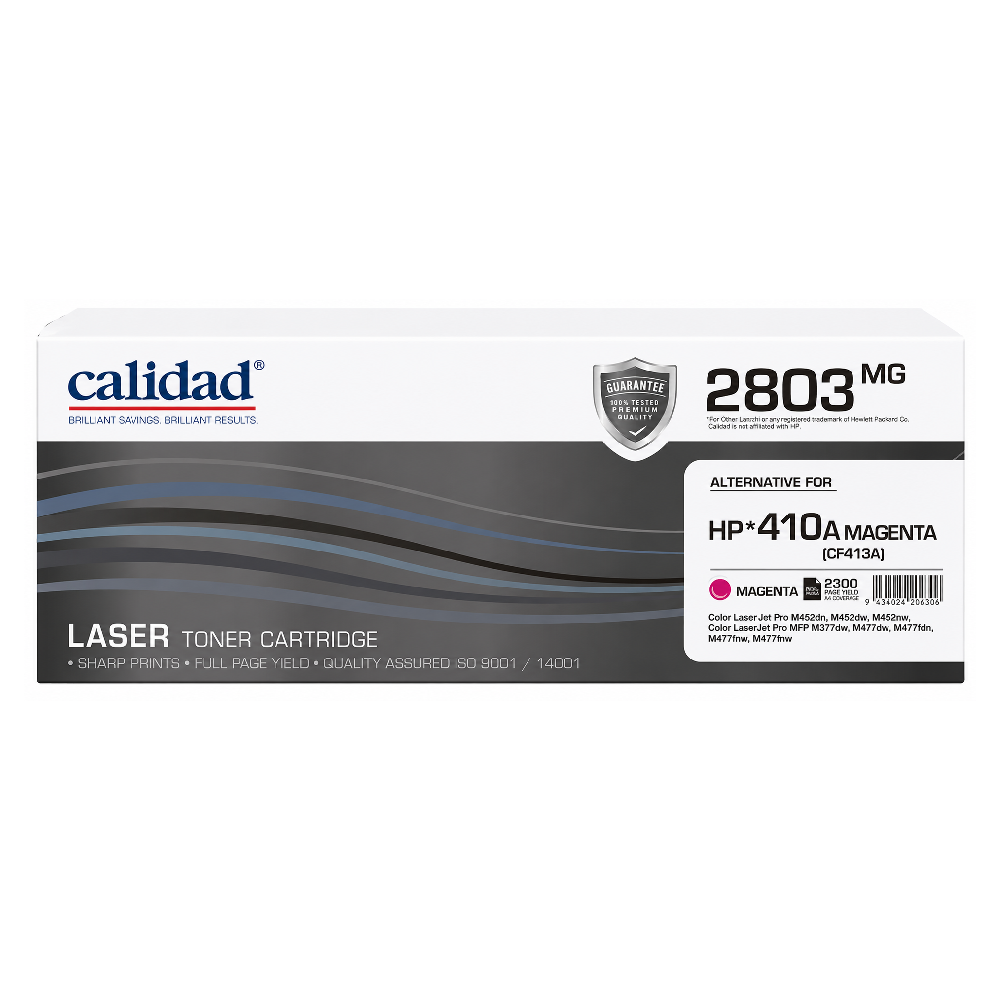 Calidad HP 410A Magenta (CF413X)