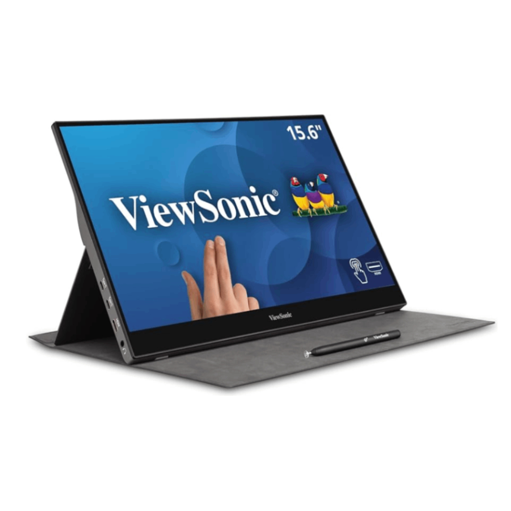 VIEWSONIC TD1655 15.6'' FHD MULTI-TOUCH PORTABLE MONITOR MINI HDMI  USB-C INTERNAL SPEAKERS