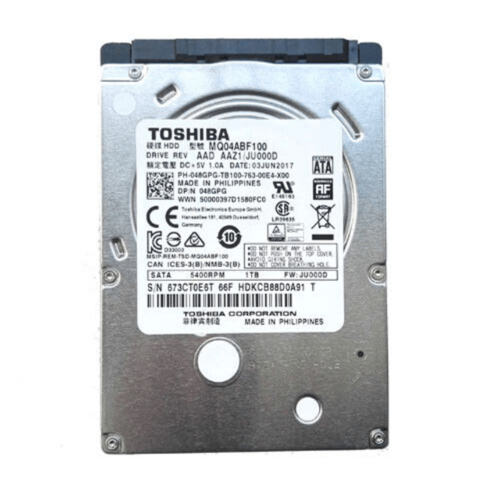 TOSHIBA LAPTOP HARDISK 2.5 1TERABYTE