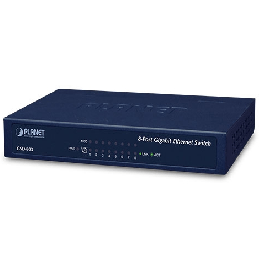 GSD-803 - Home/Soho Switch 8 Port Fast Ethernet Switch