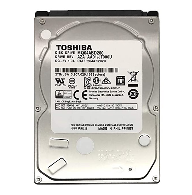 TOSHIBA P300 2 TB DESKTOP 5400/7200 RPM 64MB BUFFER (2 YR WARRANTY)