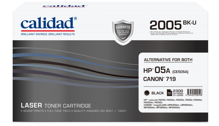 Calidad HP 05A (CE505A)/80A (CF280A) UNIVERSAL