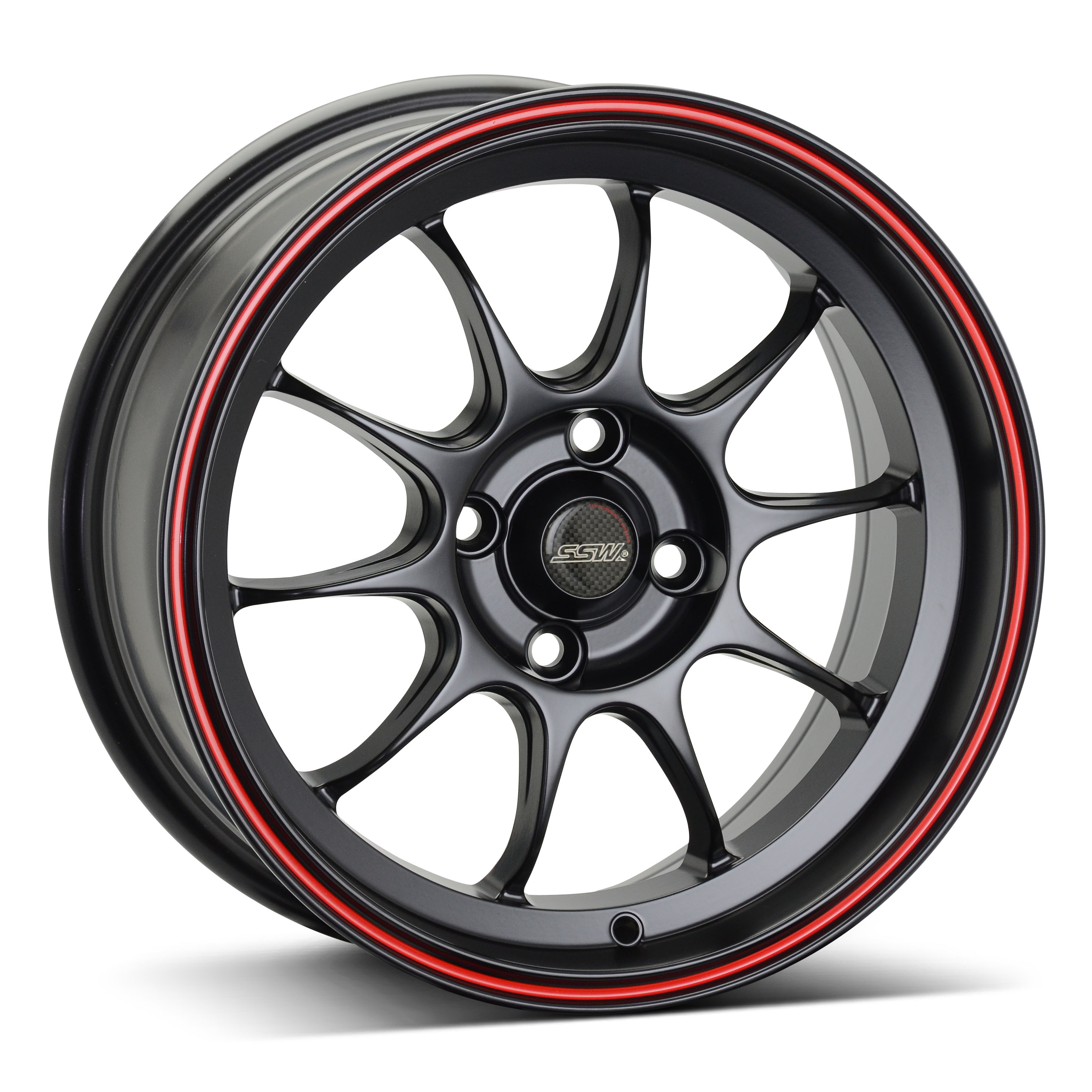 SSW S374 15X7.0 ET:32 4X100 73.1 BKM/RLIP (Made in Thailand)