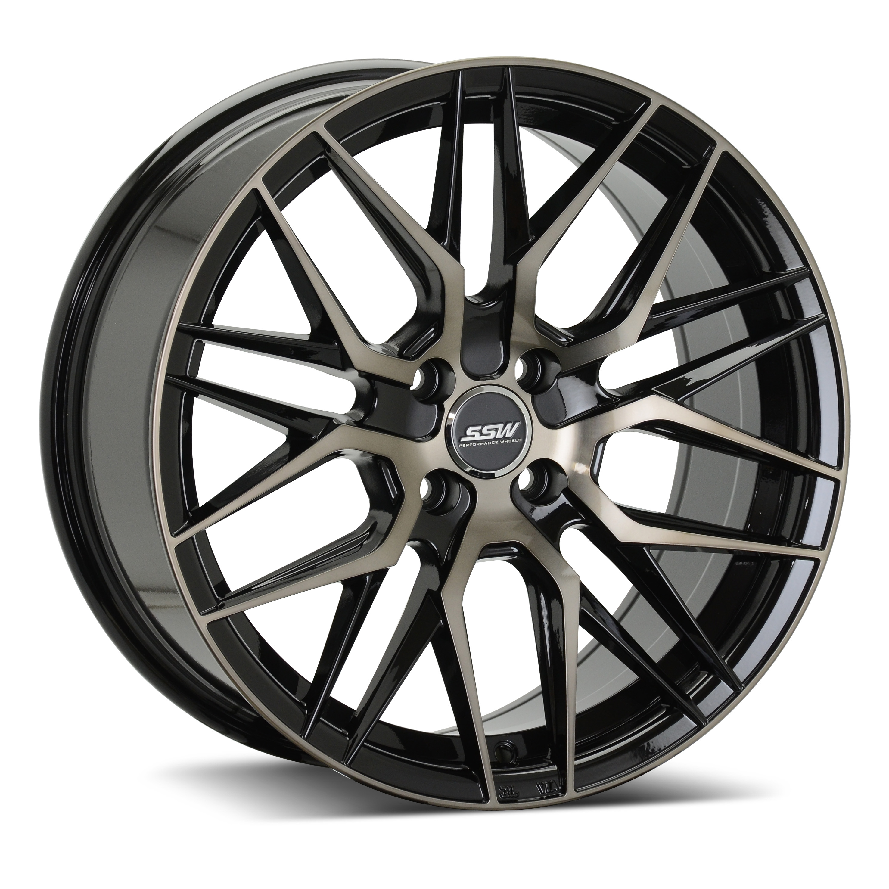 SSW S348 17X8.0 38 4X100 73.1 FP/BK/GCBK (Made In Thailand)